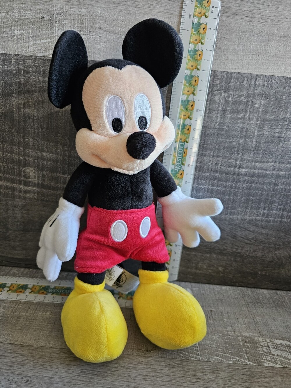 Mickey Mouse Plush Toy in Red Disney Parks Authentic Original 11"